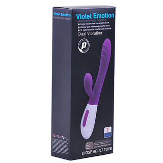 Violet Emotion Dual Vibration Rabbit Vibrator