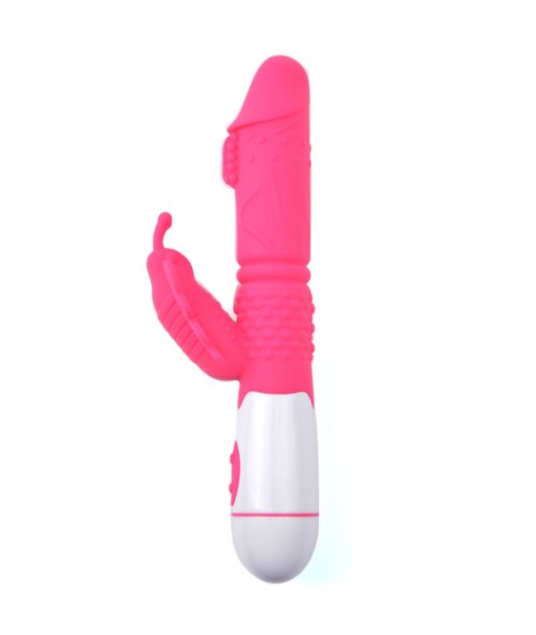 Double Butterfly Pink Rabbit Vibrator